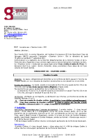 Courrier Chantiers Loisirs 2023