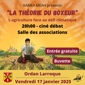 Affiche com la théorie du boxeur