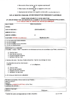 Formulaire d’inscription, de mise à jour ou de radiation du Registre communal de recensement des personnes vulnérables