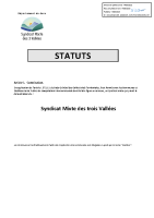 SM3V – ProjetStatus
