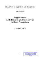 SIAEP de Vic-Fezensac – Rapport annuel 2024 SIAEP de Vic-Fezensac – Rapport annuel 2024